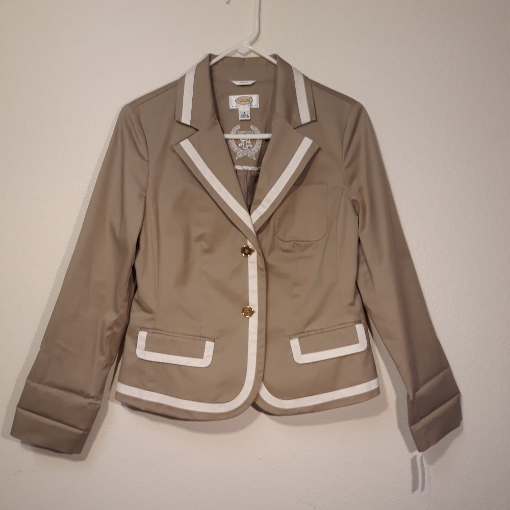 TALBOTS PETTITE Tan Blazer